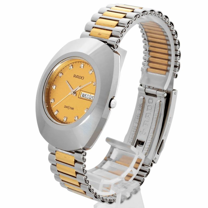 ラドー RADO ダイヤスター デイデイト 腕時計 ゴールド文字盤