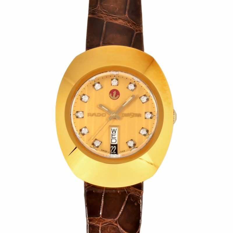 ラドー RADO ダイヤスター デイデイト 腕時計 ゴールド文字盤