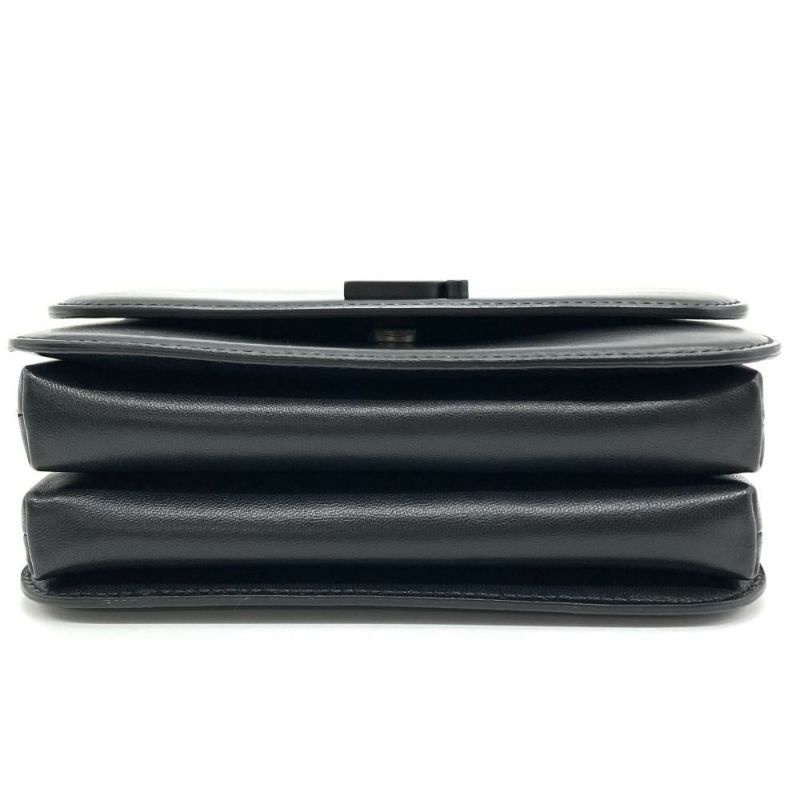 【美品】バレンシアガ　ショルダーバッグ　BB　丸型　ゴールド金具　レザー　黒色 美品】バレンシアガ ショルダーバッグ BB 丸型 ゴールド金具