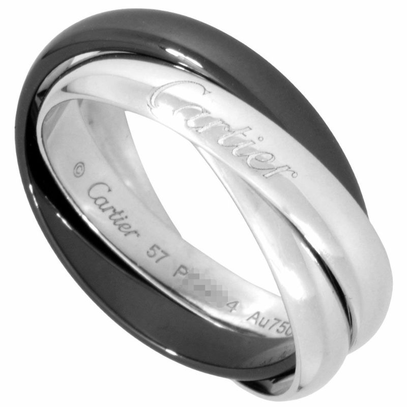 カルティエ Cartier トリニティ クラシック MM リング 指輪 #57