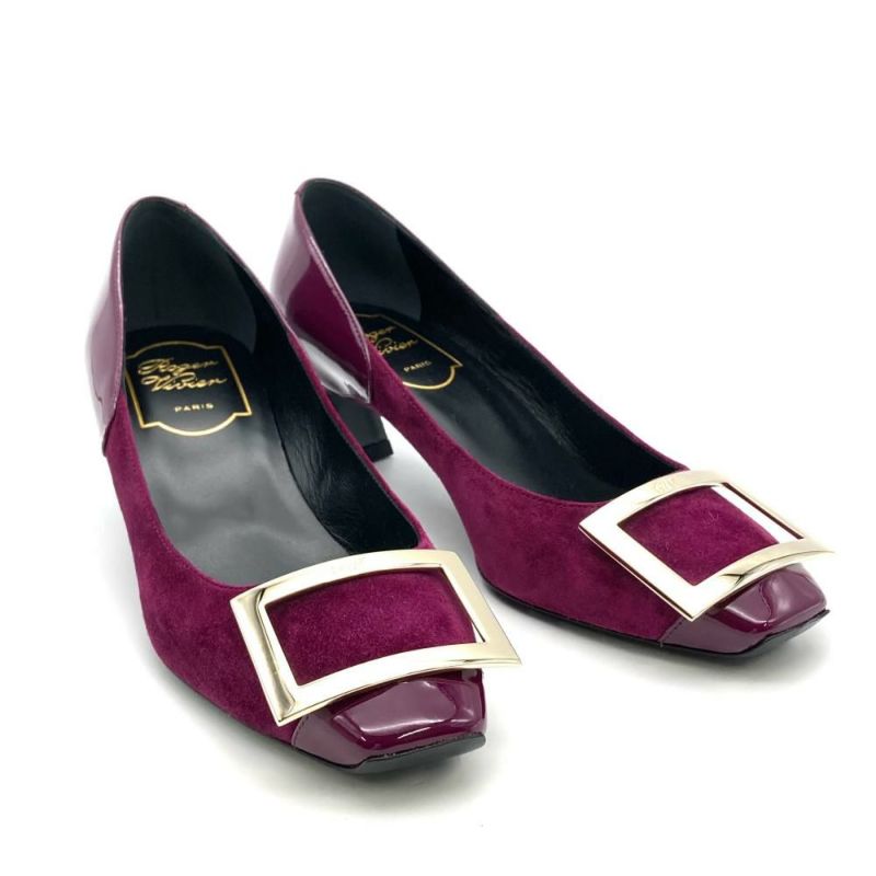 ロジェヴィヴィエ Roger vivier ヒール パンプス パテントレザー