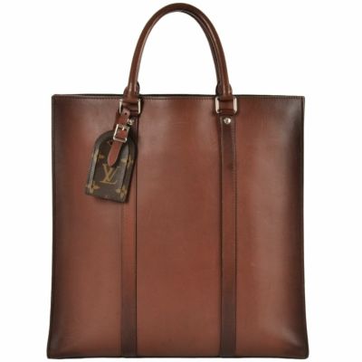 ルイヴィトン LOUIS VUITTON サック・プラ トートバッグ ノマド M52687 ブラウン NZ3119 オンブレレザー カーフ メンズ【中古】