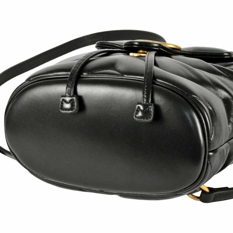 値下げ！GUCCI グッチ 黒GGマーモント ミニリュックサック バックパック 楽天市場】グッチ GUCCI GGマーモント ミニリュックサックバックパック