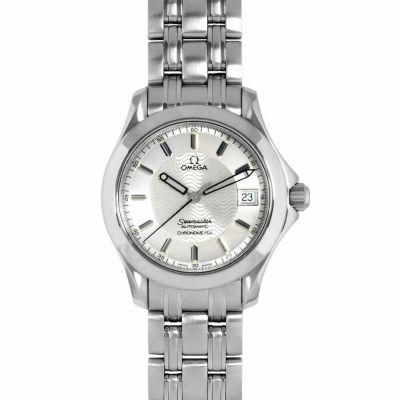 オメガ OMEGA 168.1501 シーマスター クロノメーター デイト 腕時計 シルバー文字盤【中古】