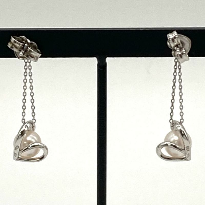 STAR JEWELRY パール付きピアス DIAMOND MOONLIGHT PIERCED EARRINGS(2SP0874)SV925 ピアス