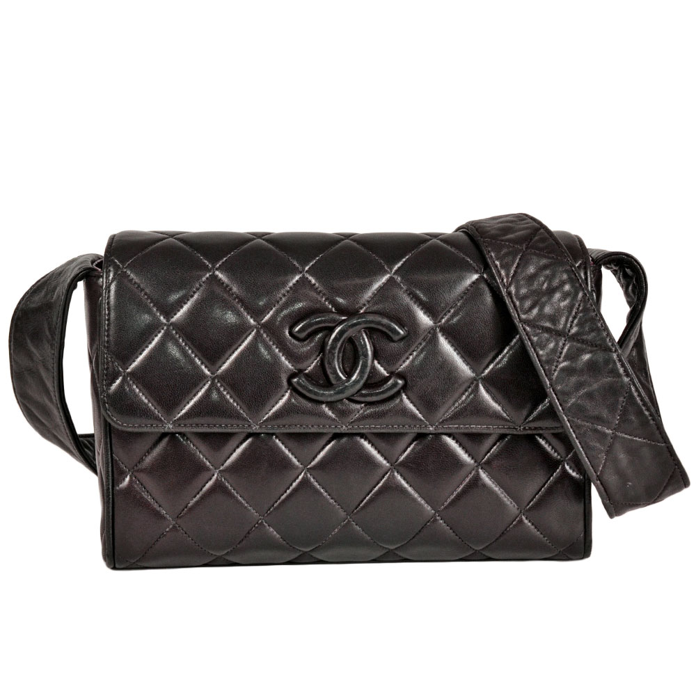 シャネル CHANEL マトラッセ レザー ショルダーバッグ ラムスキン  