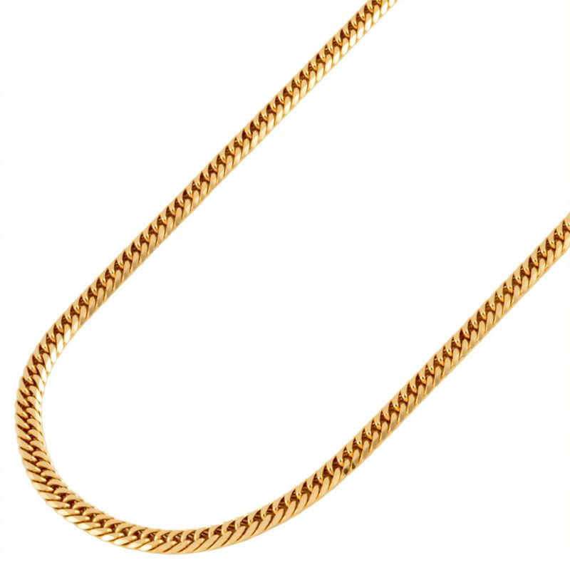 喜平 キヘイ 6面 ダブル ネックレス K18YG 10.2g 50cm【中古