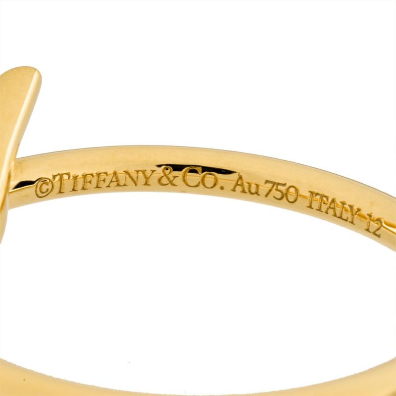 ティファニー Tiffany&Co. ノット リング 指輪 ダイヤモンド 約11号