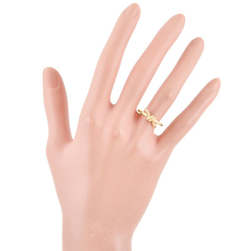 ティファニー Tiffany&Co. ノット リング 指輪 ダイヤモンド 約11号