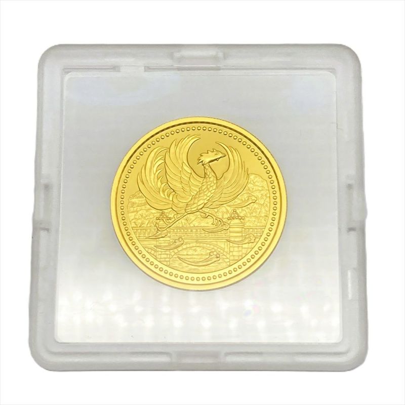 天皇陛下御在位二十年記念 1万円金貨幣 プルーフ貨幣セット 純金 20g