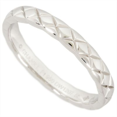 CHANEL シャネル 指輪 プラリング ココマーク クリアブラウン系 CHANEL（シャネル） 中古 ココマーク リング レディース メンズ