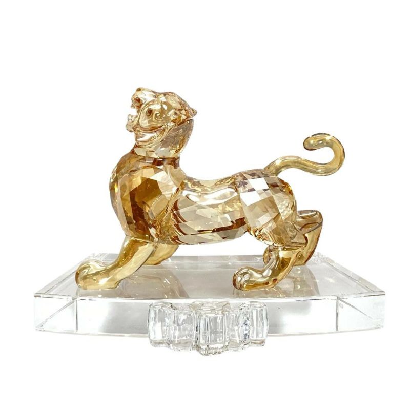 スワロフスキー 置物 タイガー 虎 干支シリーズ 廃番品 スワロフスキー SWAROVSKI 十二支 干支 タイガー オブジェ 置物