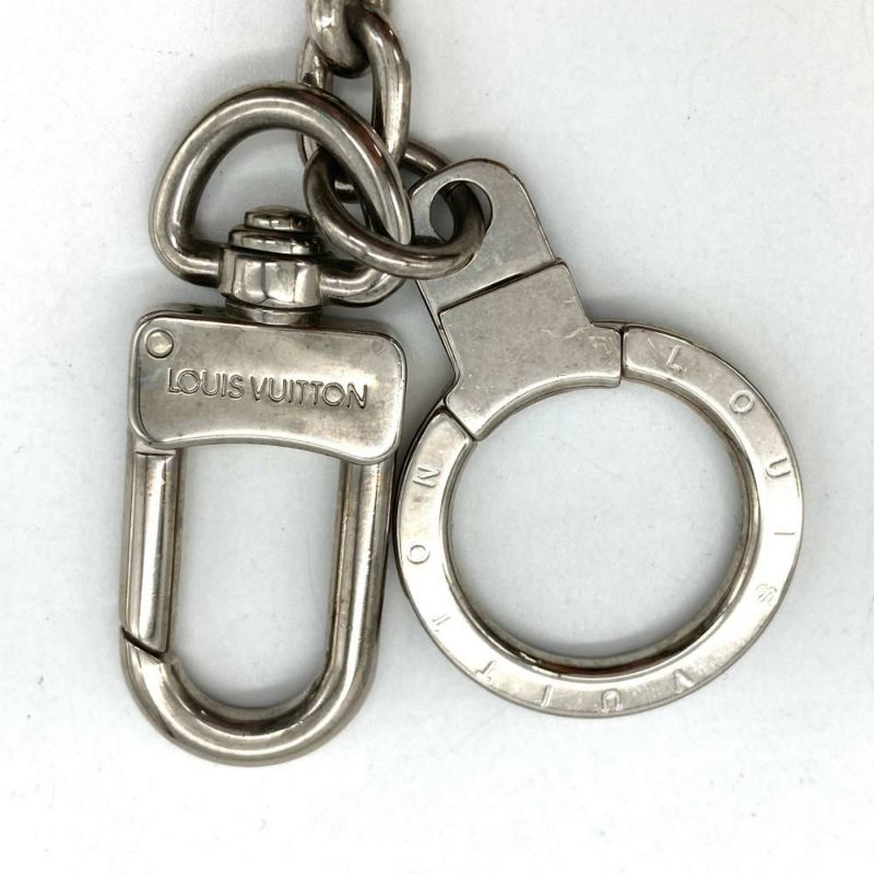 ルイヴィトン LOUIS VUITTON ポルトクレ イニシャル LV キーホルダー