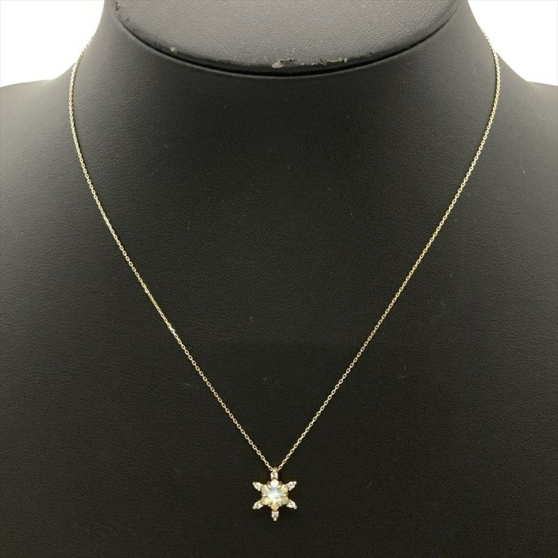 未使用　スタージュエリー　K10　オパール　ネックレス　ペンダント SUNBURST OPAL NECKLACE(2JN0863)K10 ネックレス｜スタージュエリー