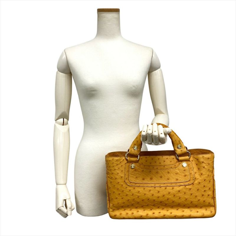 【美品】セリーヌ ボリード ハンドバッグ 大容量 ゴールド金具 レディース 美品】セリーヌ ボリード ハンドバッグ 大容量 ゴールド金具