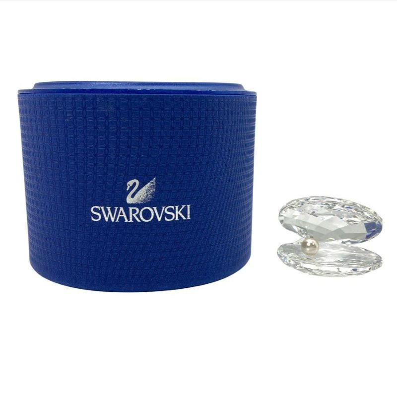 スワロフスキー SWAROVSKI シェル ホワイトパール オブジェ 置物