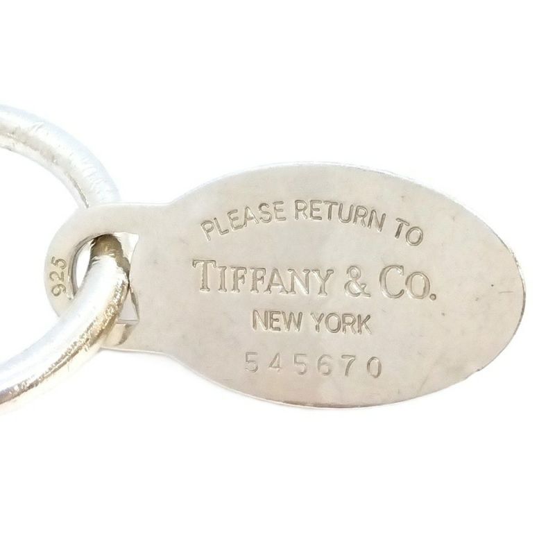 極美品★ティファニー リング リターントゥ オーバルタグ 指輪 9号 ロゴ 刻印 極美品☆ティファニー リング リターントゥ オーバルタグ 指輪 9号