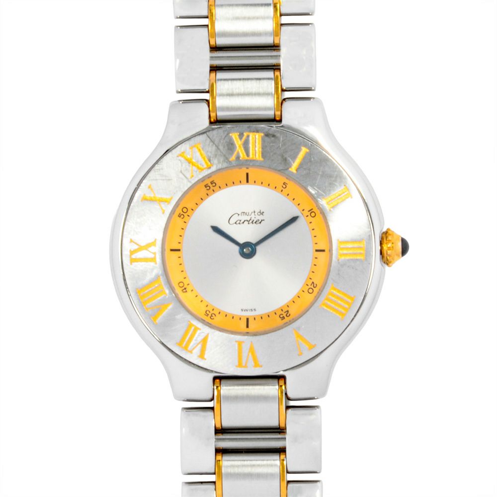 カルティエ Cartier 1330 マスト21 ヴァンティアン 腕時計 シルバー