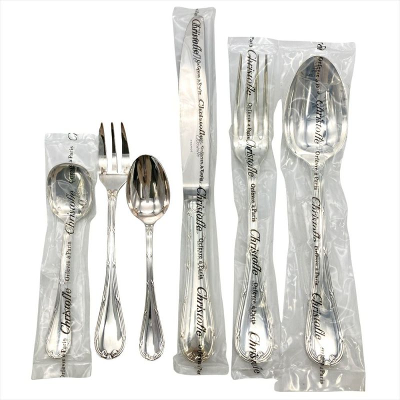 クリストフル Christofle リュバン ナイフ フォーク スプーンセット