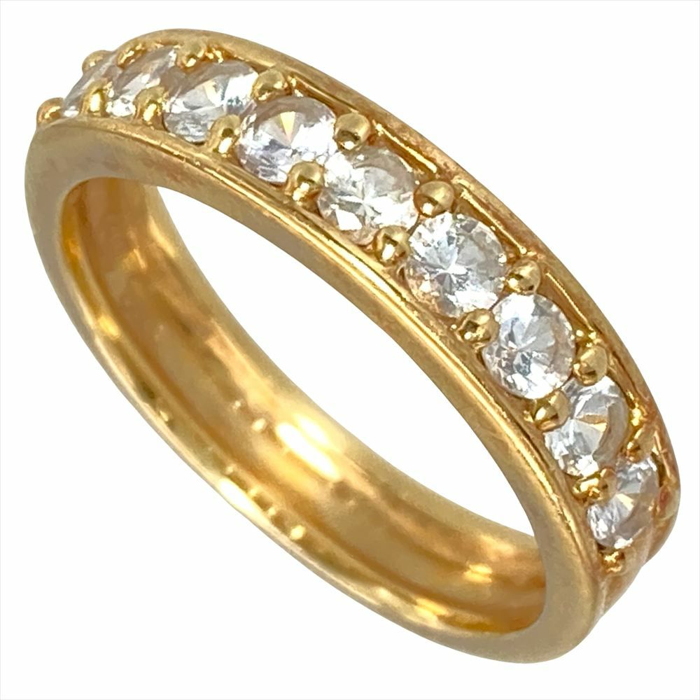 スタージュエリー STAR JEWELRY ハーフ エタニティ リング 指輪 約6号